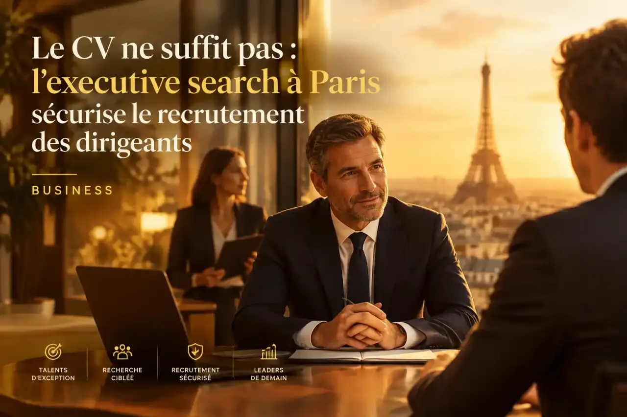 Le CV ne suffit pas : l’executive search à Paris sécurise le recrutement des dirigeants