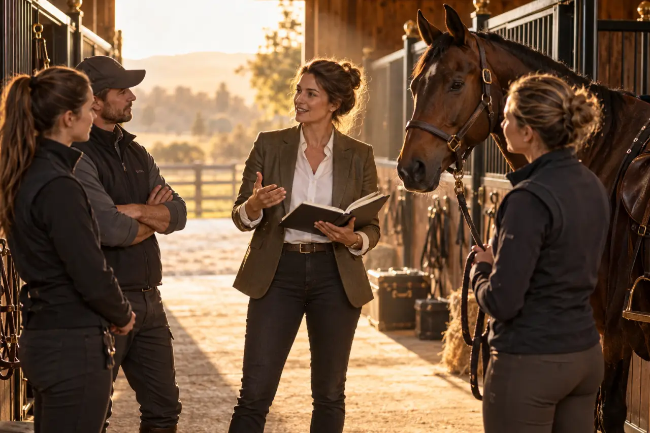 Formation management cheval : le débriefing transforme l’expérience en leadership concret